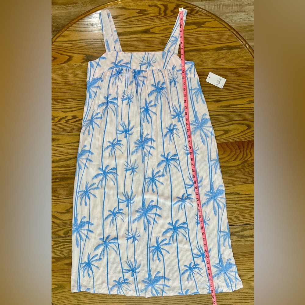 pajamas pjs Palm-Print Chemise nightgown Sleeveless size XL - Picture 15 of 16